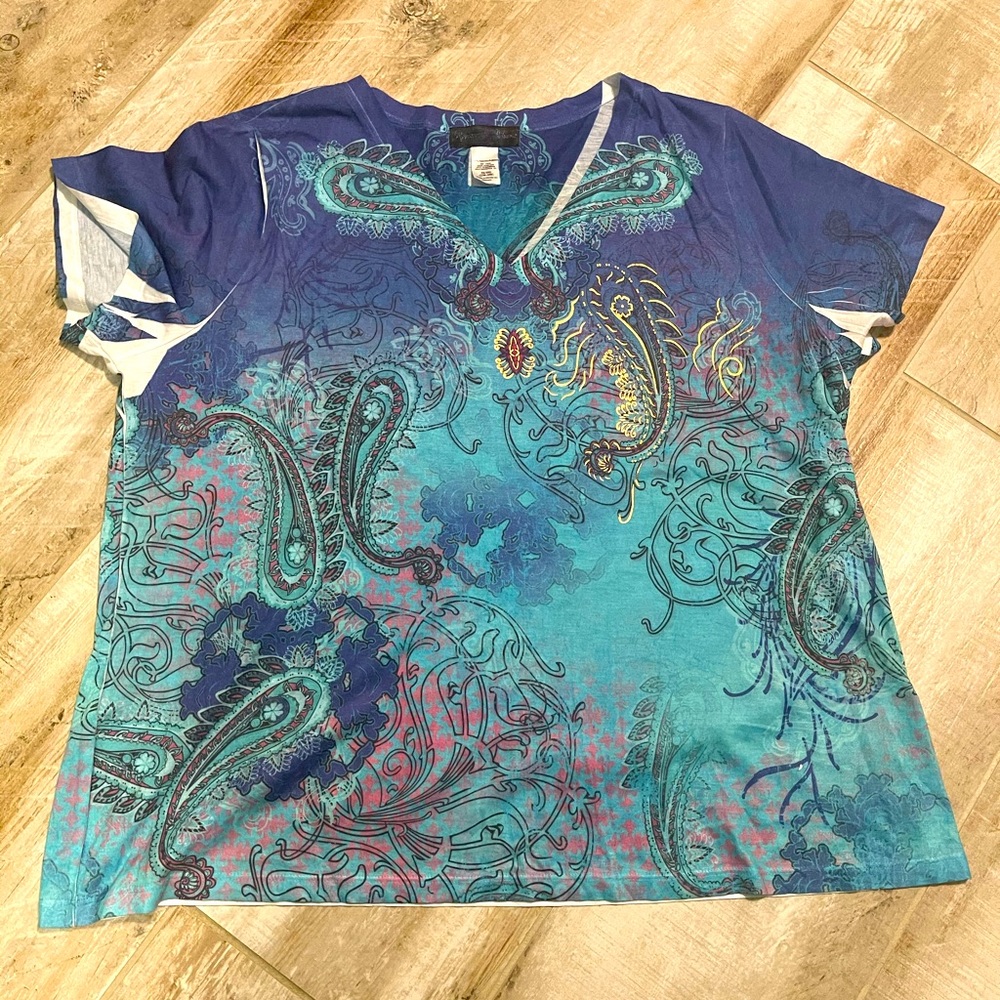 Paisley woman’s dress shirt